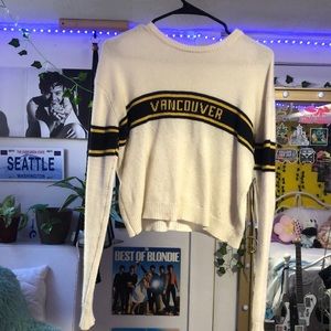 Brandy Melville size medium scream colored Vancouver sweater
